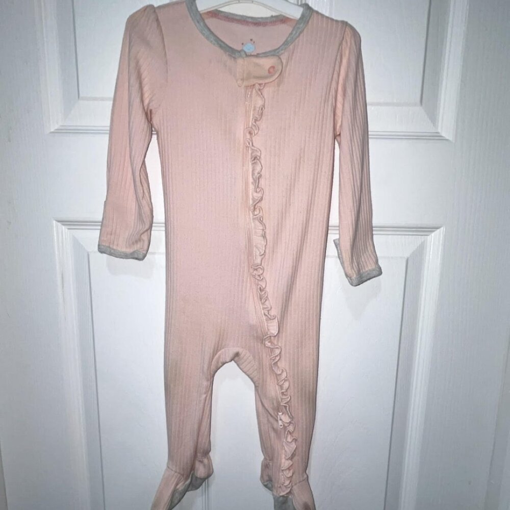 New Pink and Grey Cloud Island Pjs 6 - 9 Months NWOT